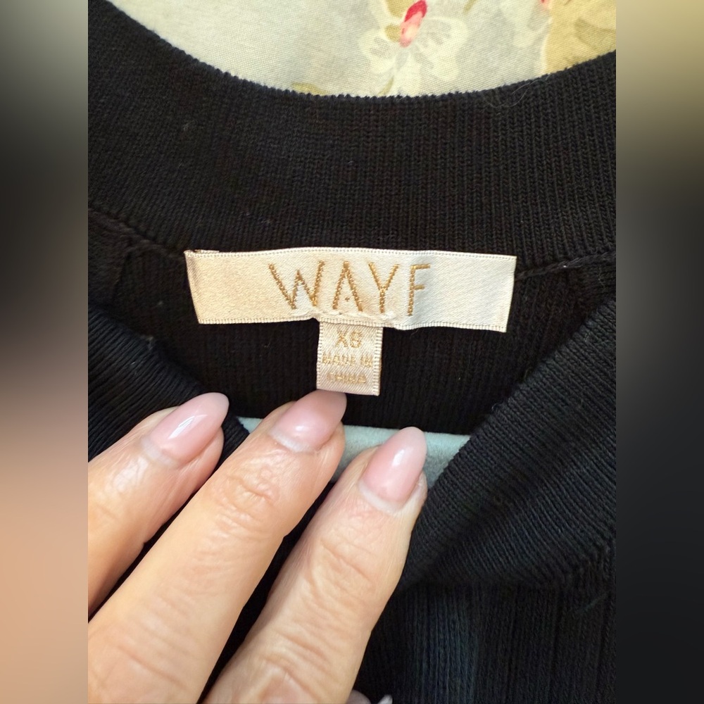 WAYF Ashley Halter Midi Dress Black Size XS EUC - Picture 4 of 13